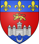 Blason ville fr Bordeaux (Gironde)